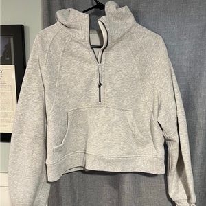 Lululemon half zip scuba hoodie